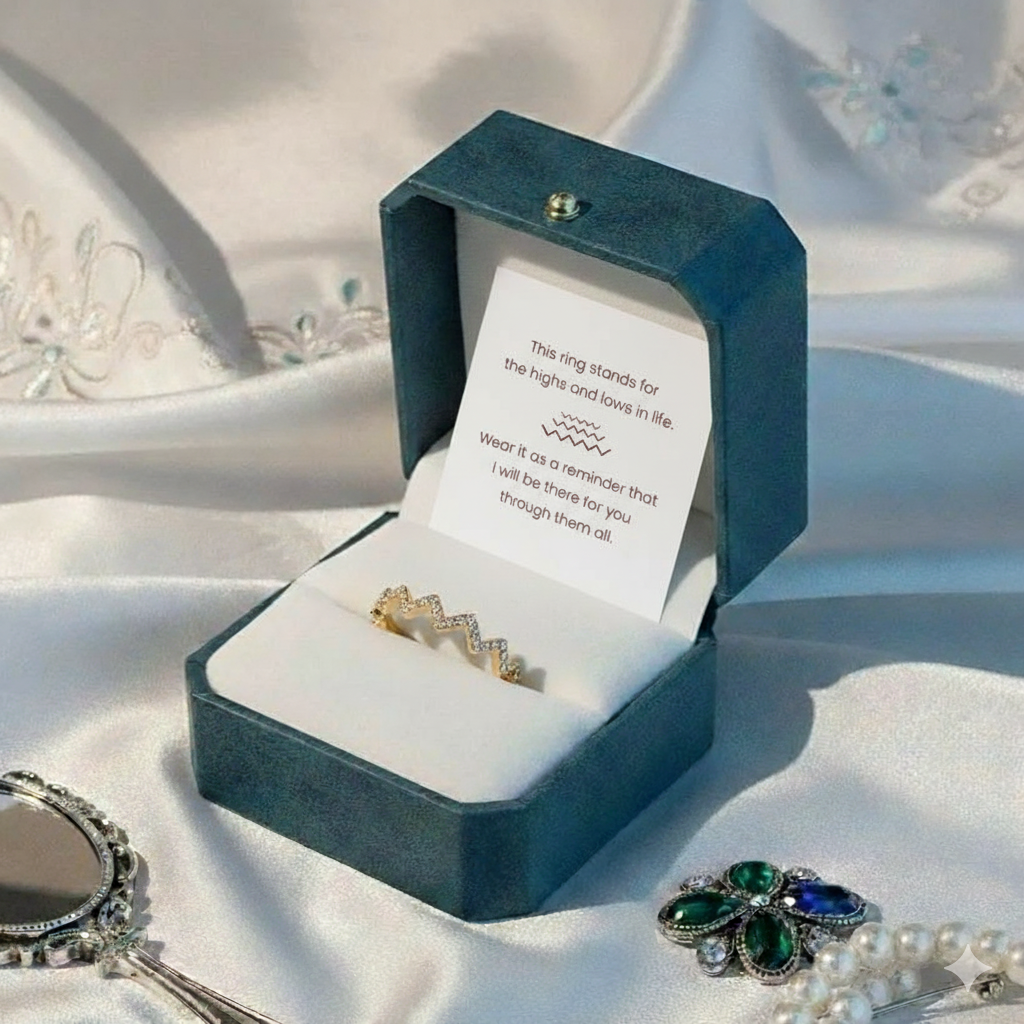 The Life’s Highs and Lows Keepsake Ring