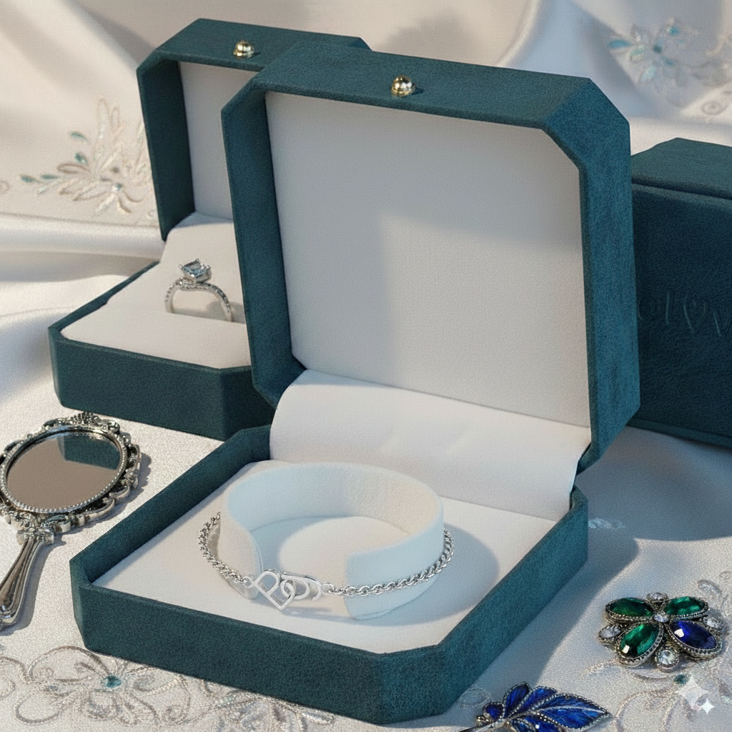 Custom Two Initial Interlocking Bracelet