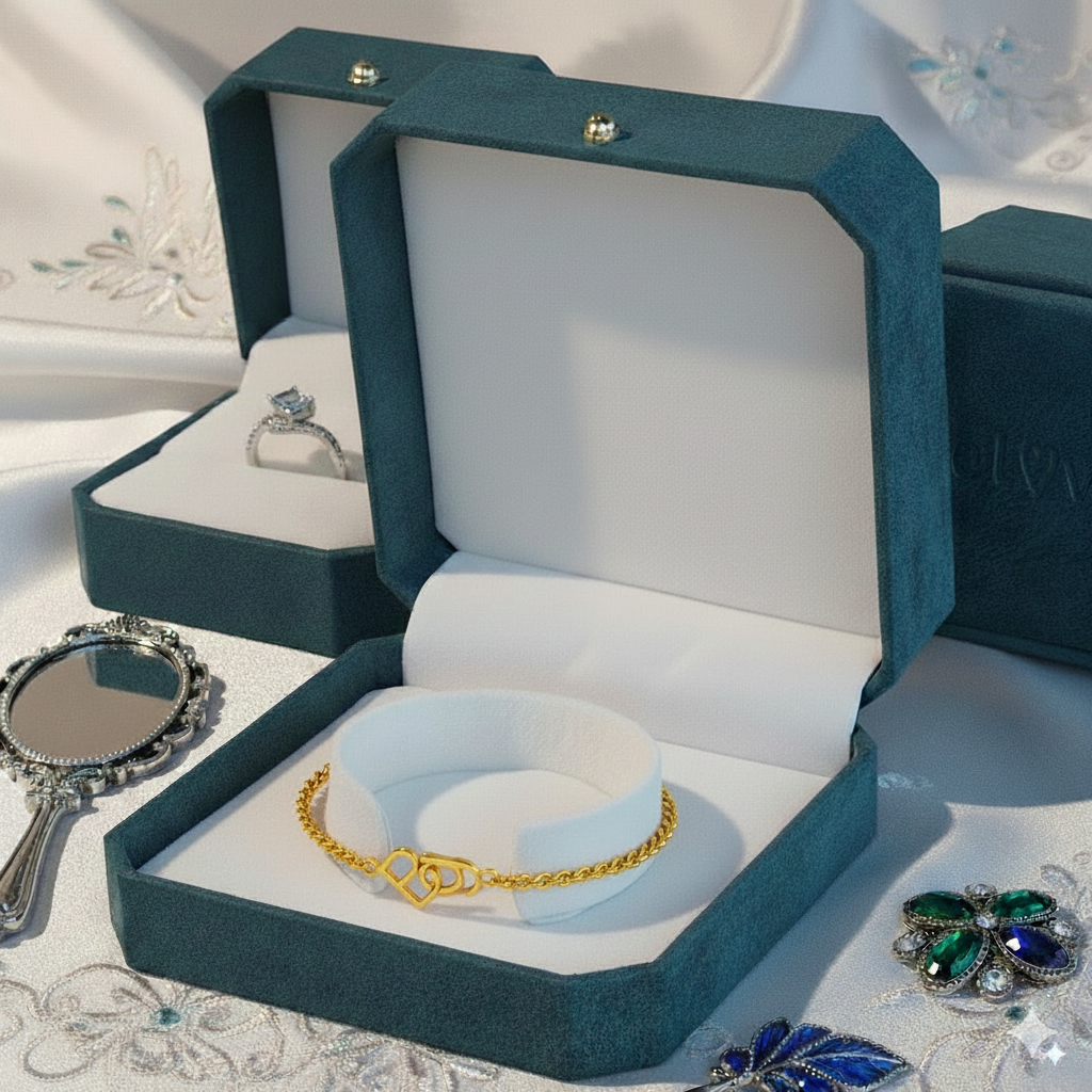 Custom Two Initial Interlocking Bracelet