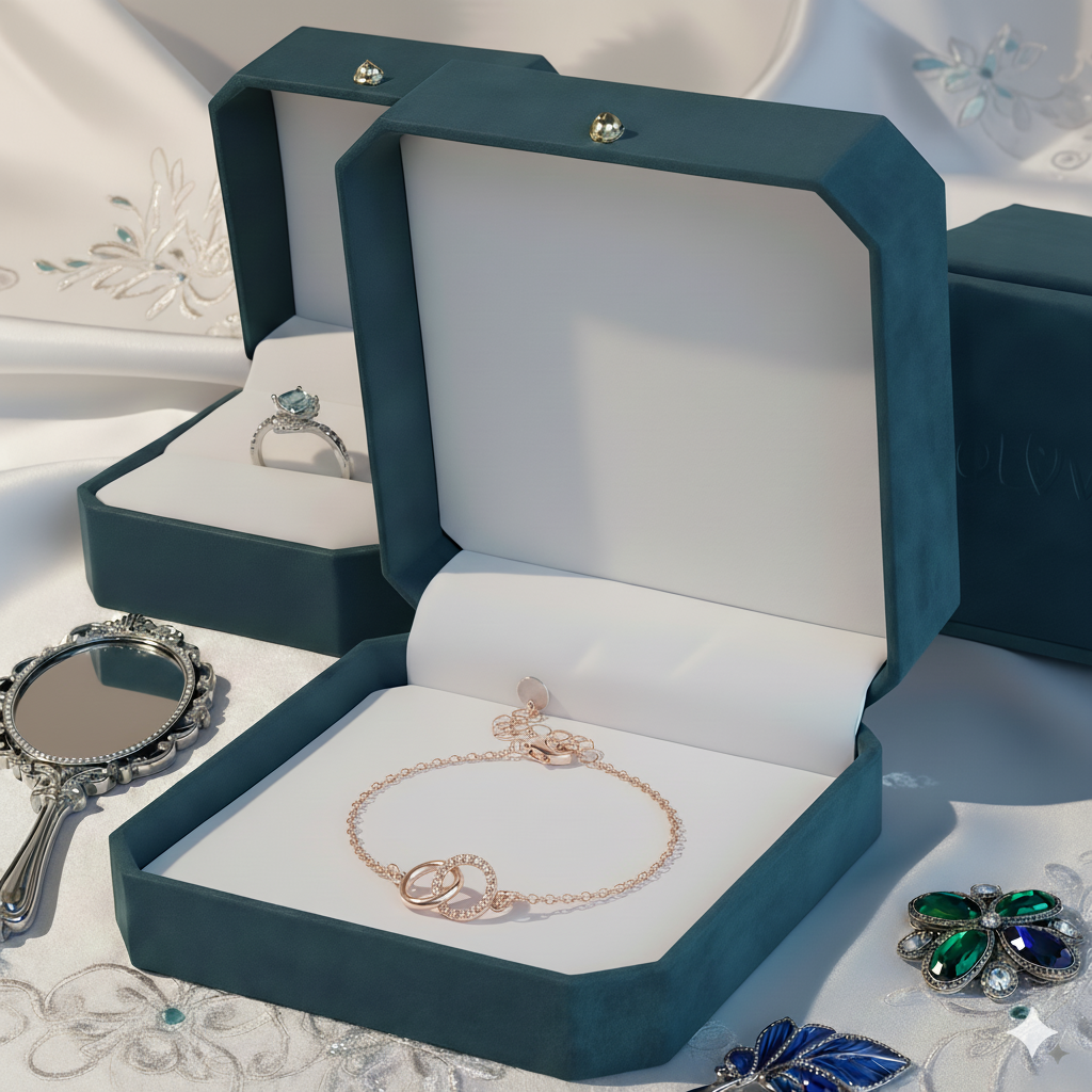 Mother & Daughter Linked Together Interlocking Circle Bracelet