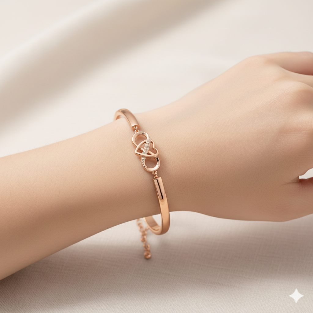 To My Granddaughter - Keep Me In Your Heart Infinity Bracelet