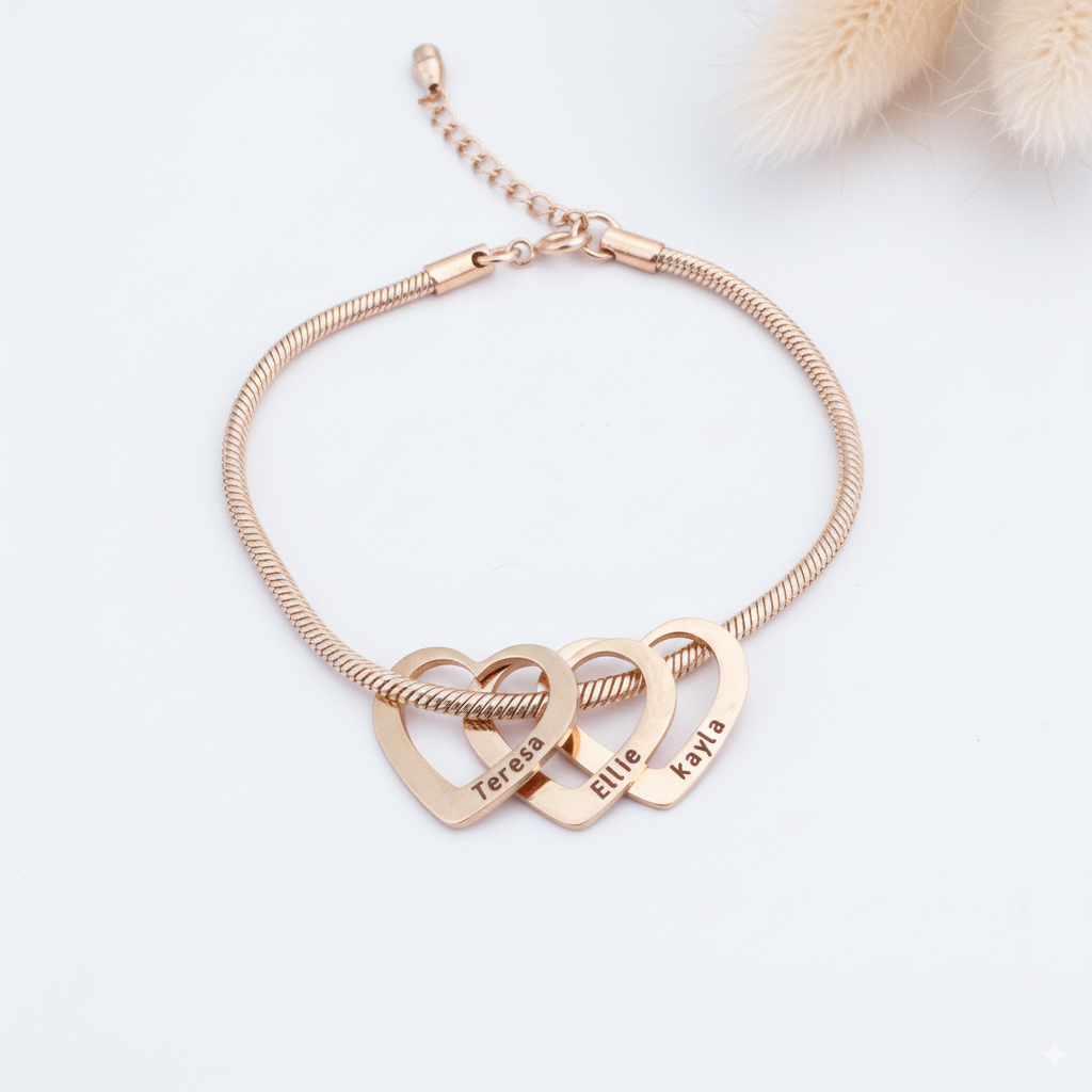 For Friend -You're My Favorite Bitch Heart Bracelet