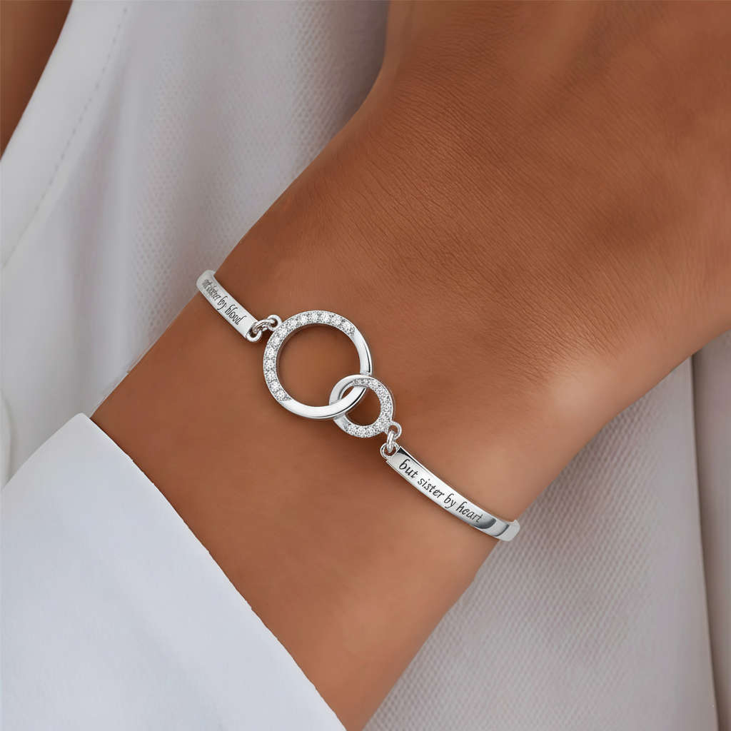 For Friend - Not Sisters By Blood But Sisters By Heart Bracelet 