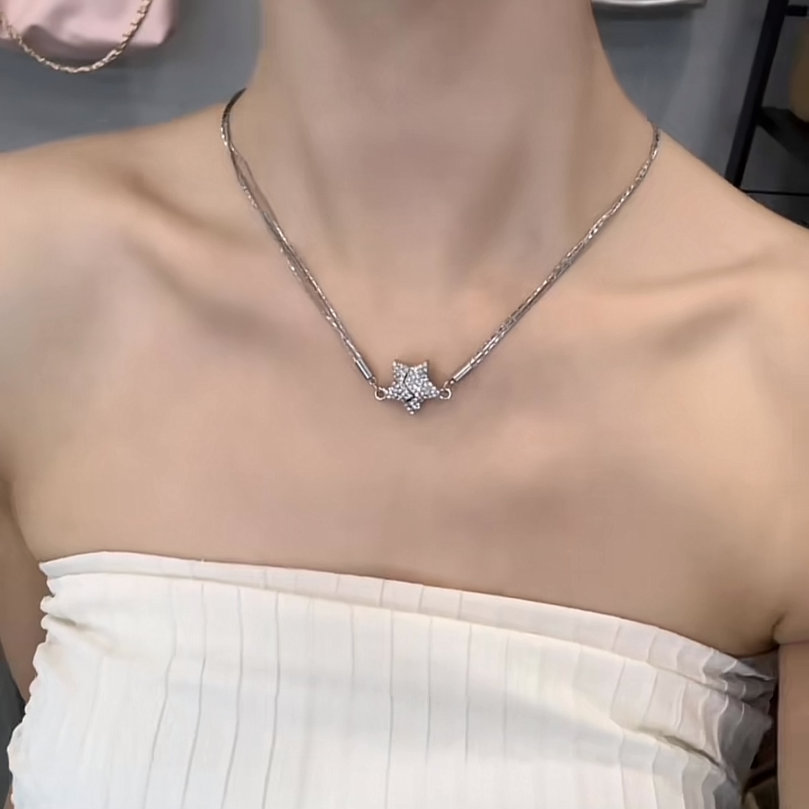 🎄Christmas Hot Sale✨Magnetic Star Patchwork Necklace