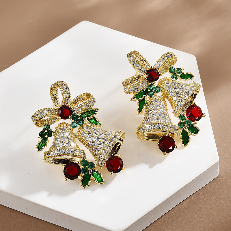 🎄Christmas Pre-sale🎁Shiny Christmas Wind Chime Earrings