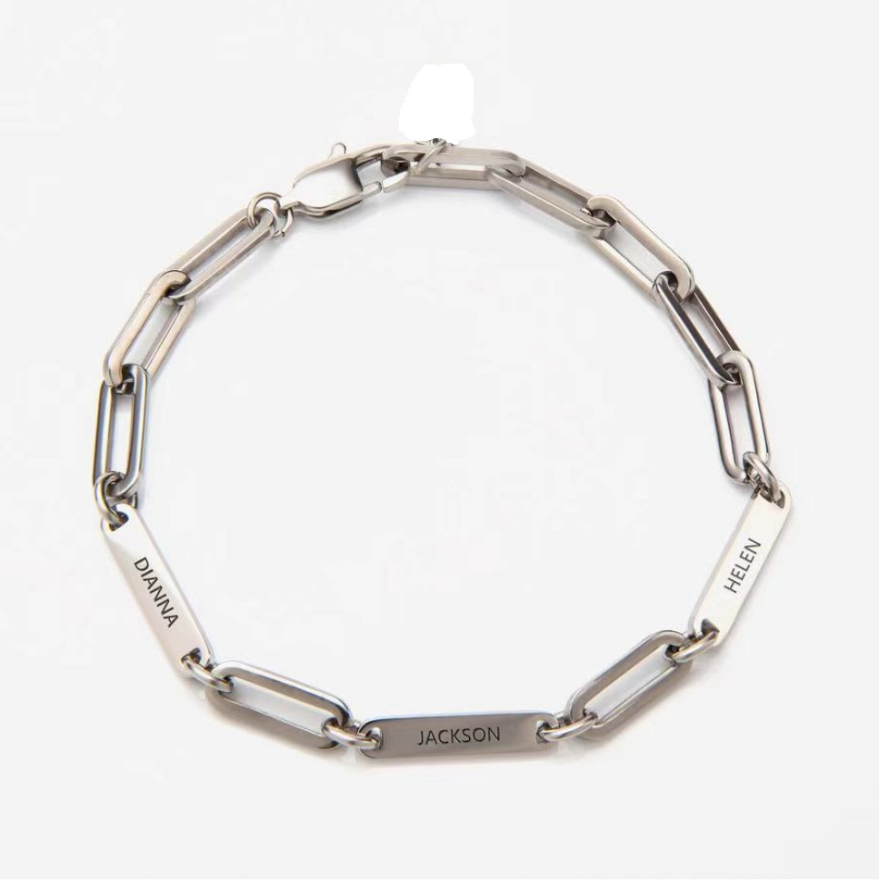 Minimalist Personalized Name Bracelet