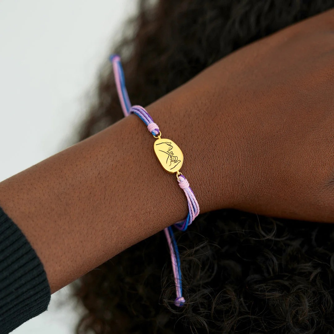 Best Friends For Life Pinky Promise Bracelet