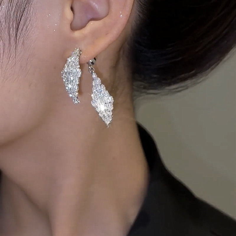 🎄CHRISTMAS HOT SALE✨French Rhombus Zircon Earrings