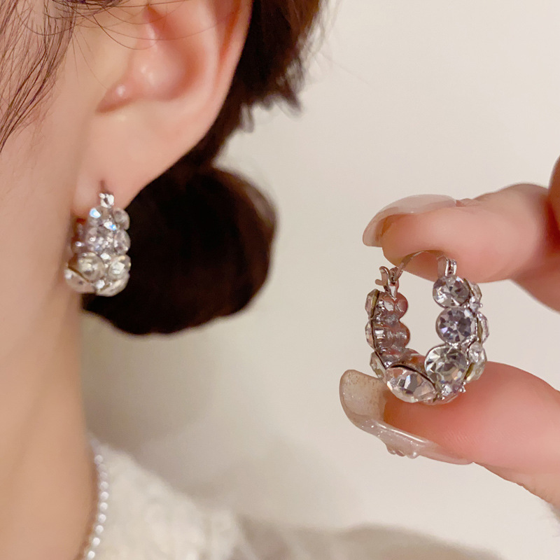 🌊Summer Hot Sale✨Italy Style Zircon Sparkling Earrings