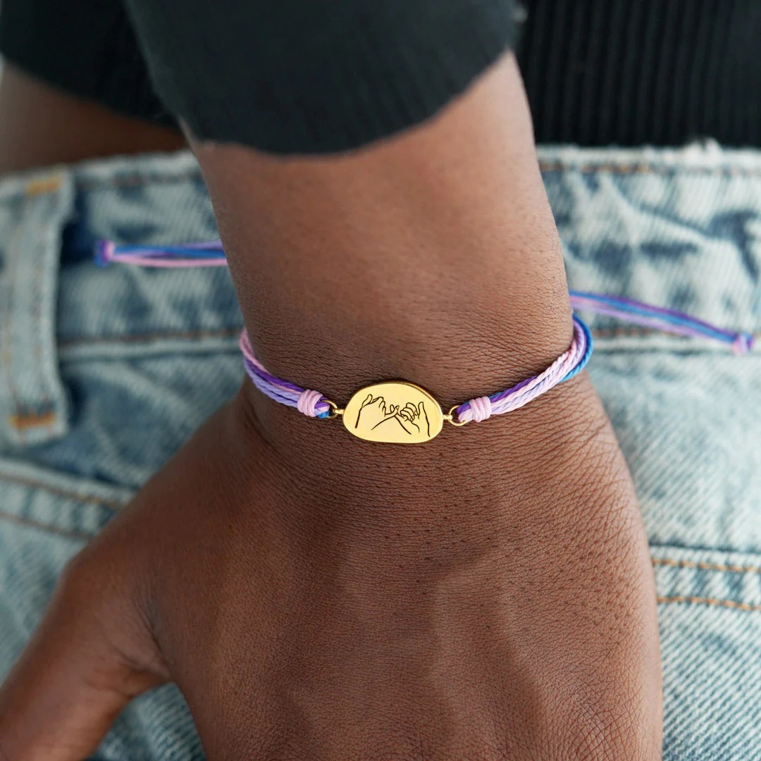 Best Friends For Life Pinky Promise Bracelet
