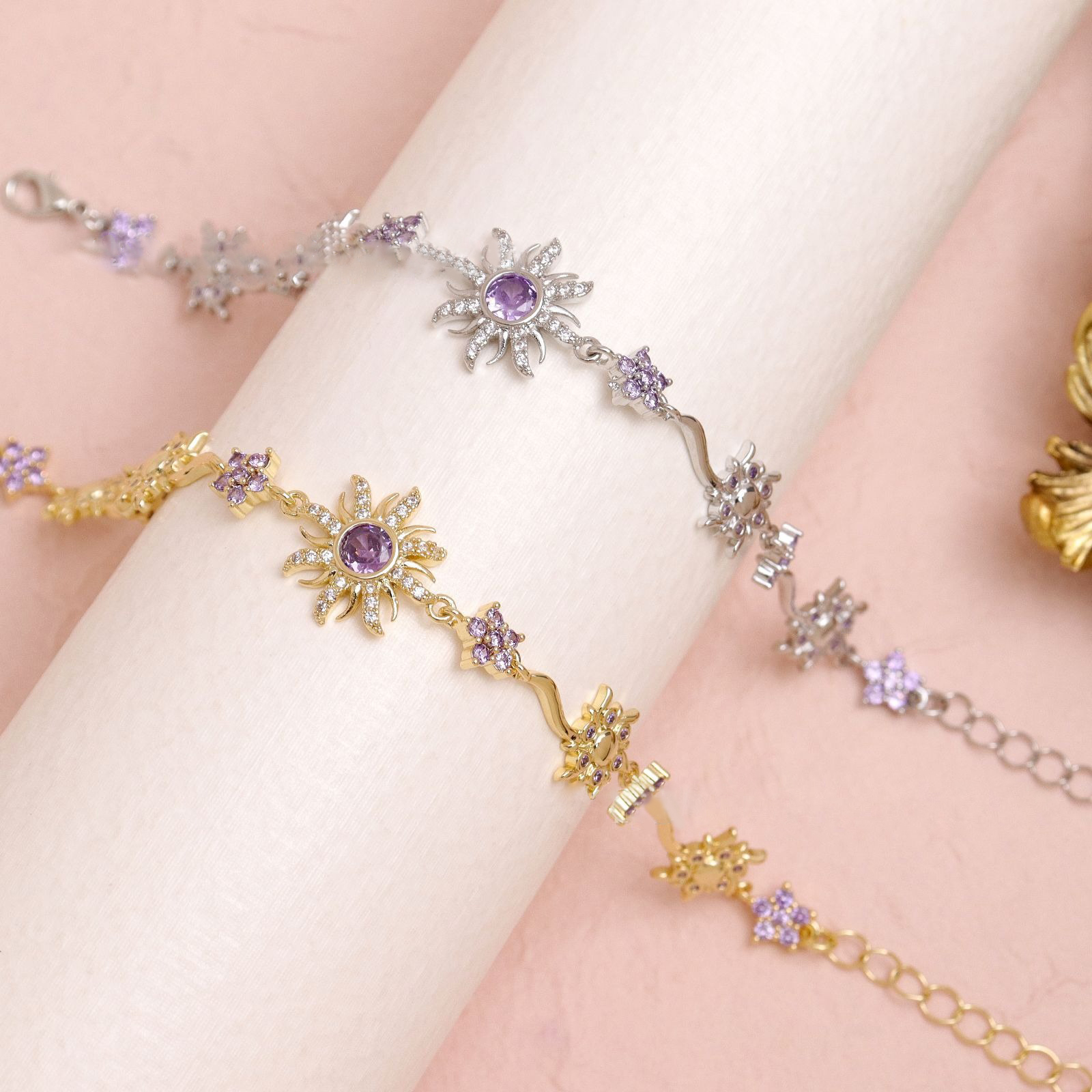 Sunflower Princess Gemstone Bracelet