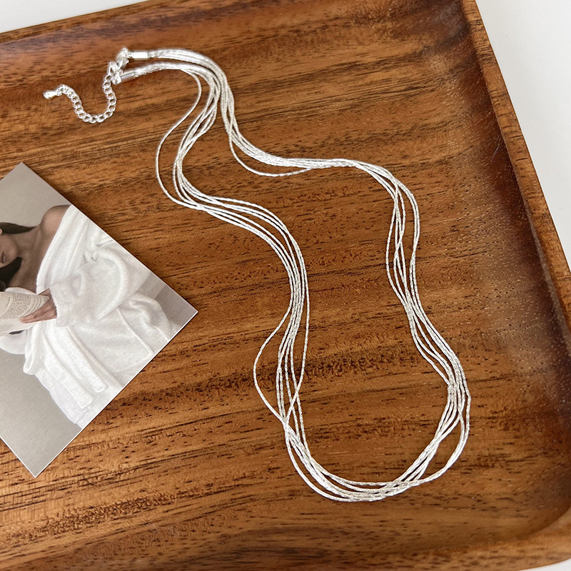 🎉New Year Hot Sale✨Galaxy Sparkle Multi-layered Metal Necklace