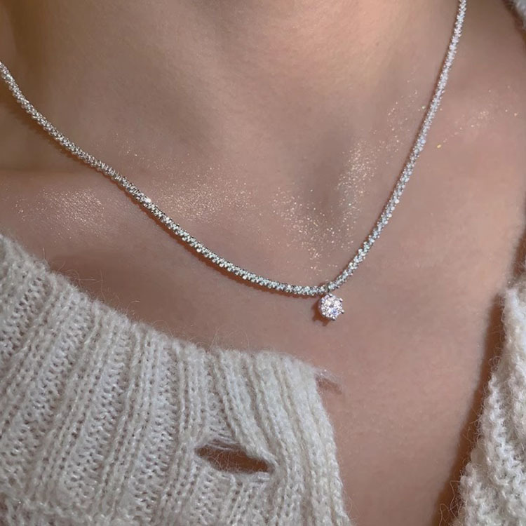 🎄Christmas Hot Sale🎁Galaxy Glitter Zircon Necklace