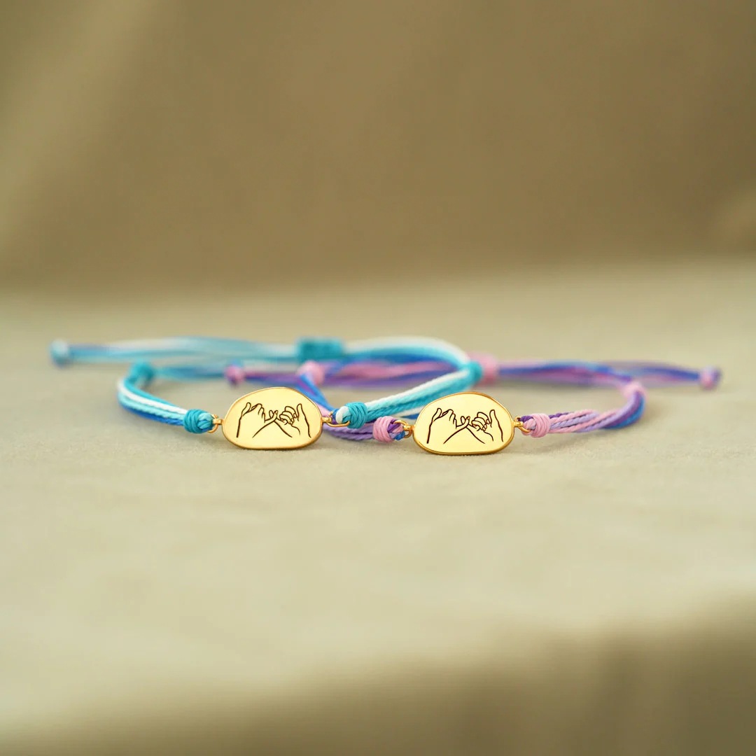 Best Friends For Life Pinky Promise Bracelet