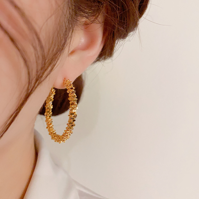 🎉New Year Hot Sale✨French Style Hoop Earrings