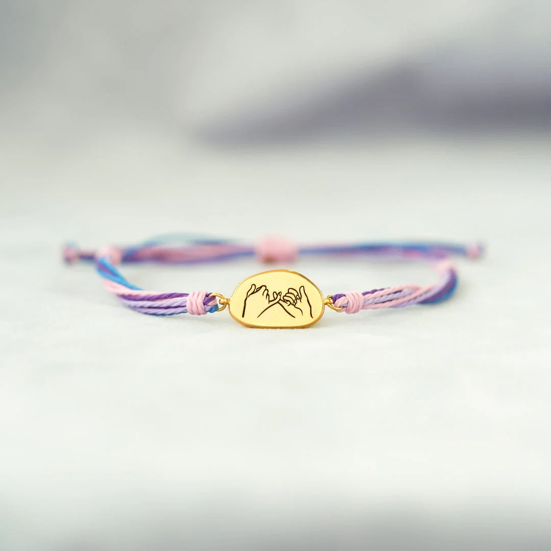 Best Friends For Life Pinky Promise Bracelet