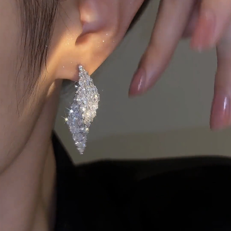 🎄CHRISTMAS HOT SALE✨French Rhombus Zircon Earrings