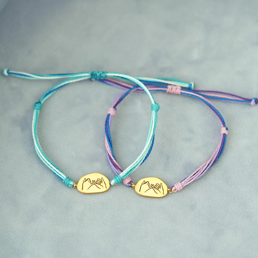 Best Friends For Life Pinky Promise Bracelet