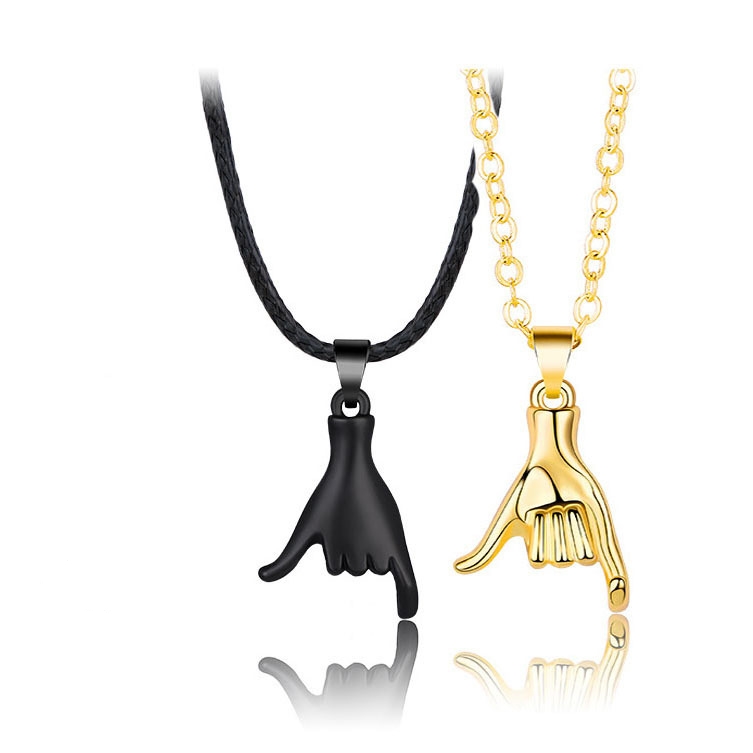 FOR FRIEND -YOU ARE MY FAVORITE BITCHES HOLDING HANDS NECKLACES