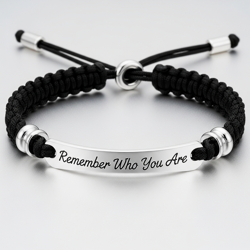 To My Son- Remember Who You Are Braided Bracelet 