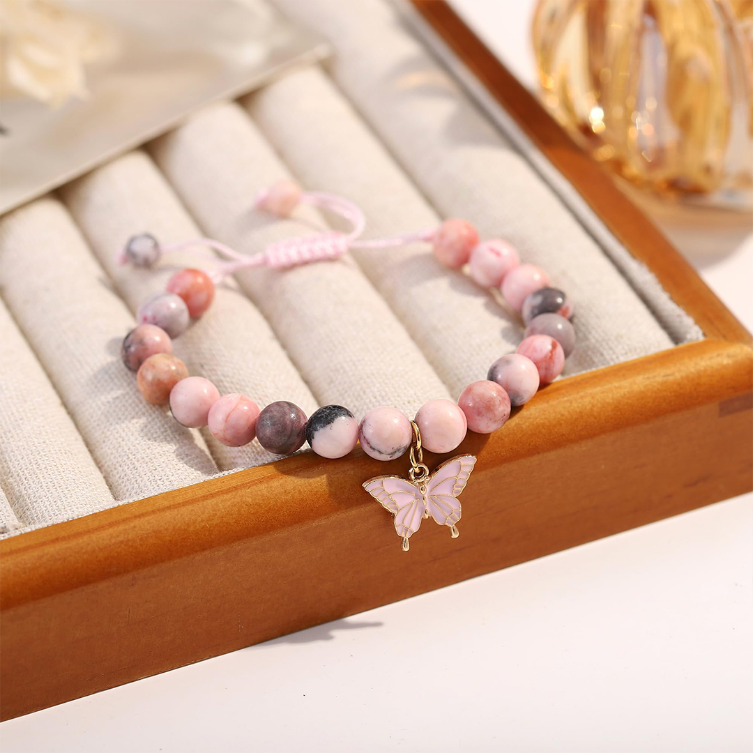 🎄Christmas Pre-sale🎁For Granddaughter- Butterfly Beaded Bracelet