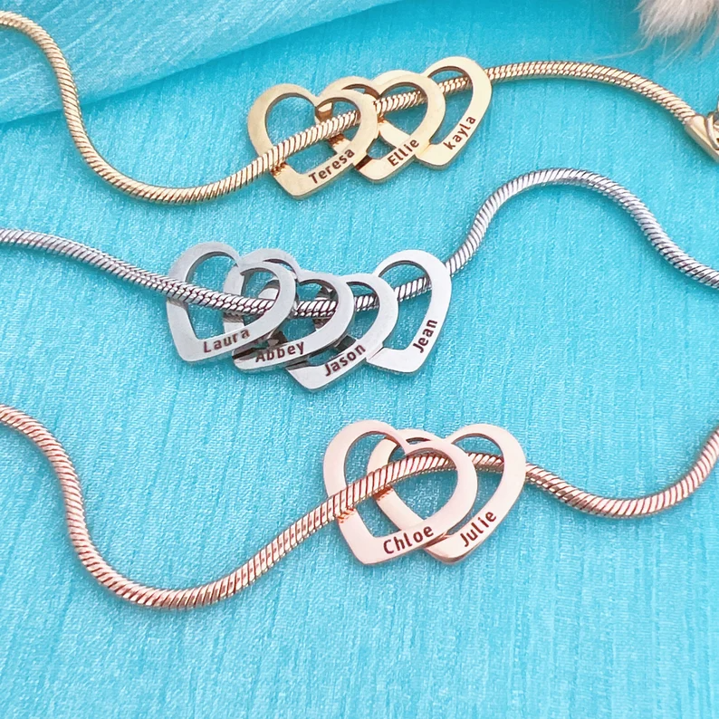 For Friend -You're My Favorite Bitch Heart Bracelet