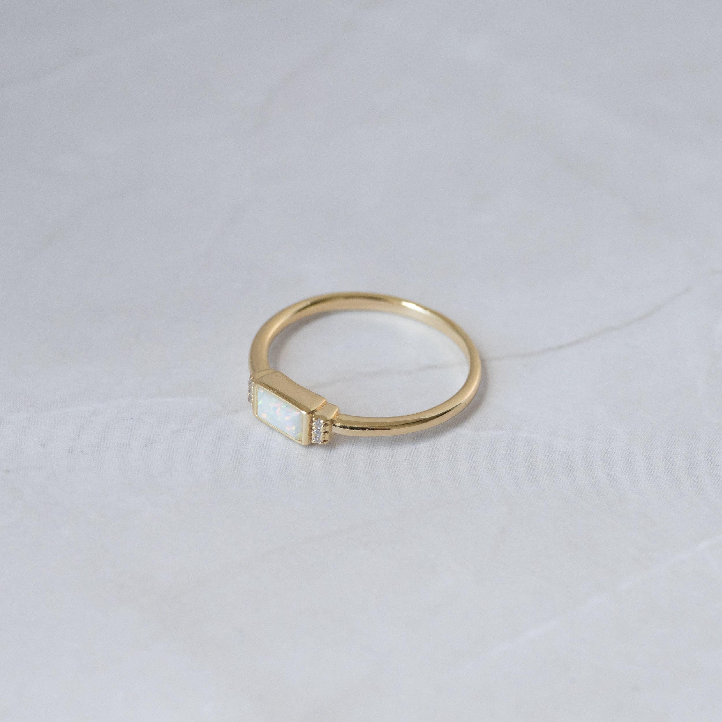 2026 Begin Again Opal Baguette Ring