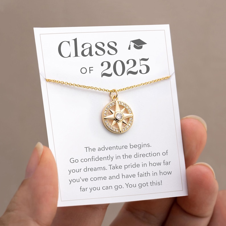 🎓️Graduation Gift🎁-Follow Your Compass Necklace