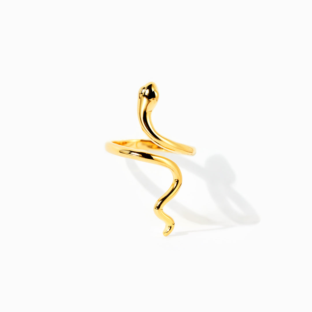 🎄Christmas Pre-sale🎁925 Sterling Silver Year of Snake Minimalist Snake Open Ring