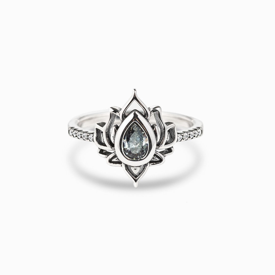 F♥︎ck It And Begin Again Lotus Ring