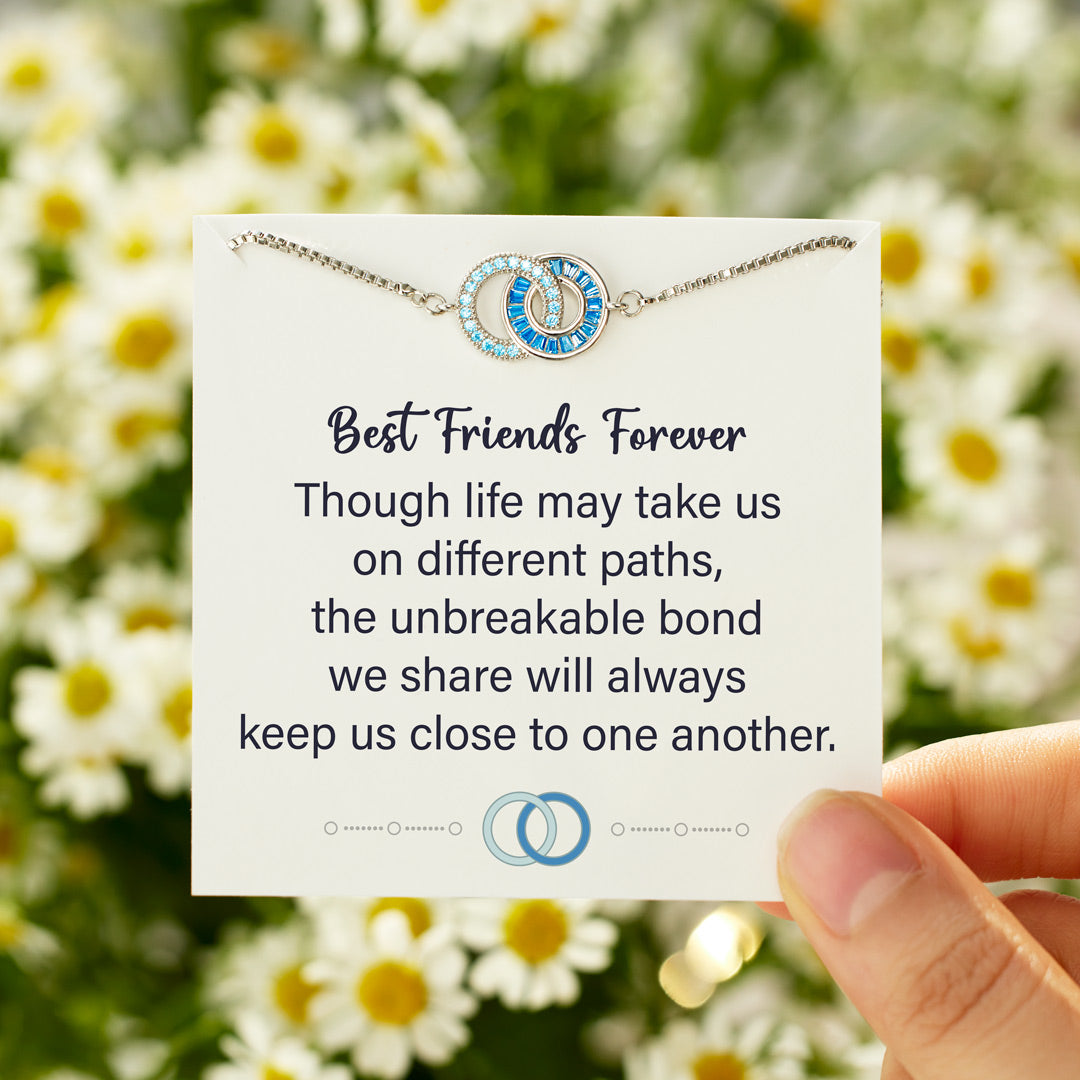 🎄Christmas Pre-sale🎁For Friends Unbreakable Bond Linking Circles Bracelet