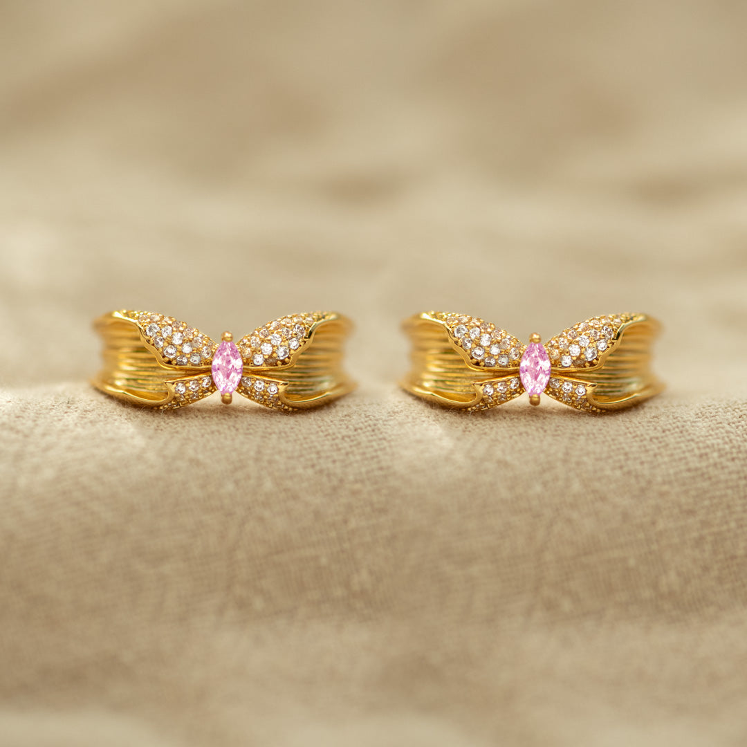 🎄Christmas Pre-sale🎁Mother & Daughter Vintage Butterfly Ring