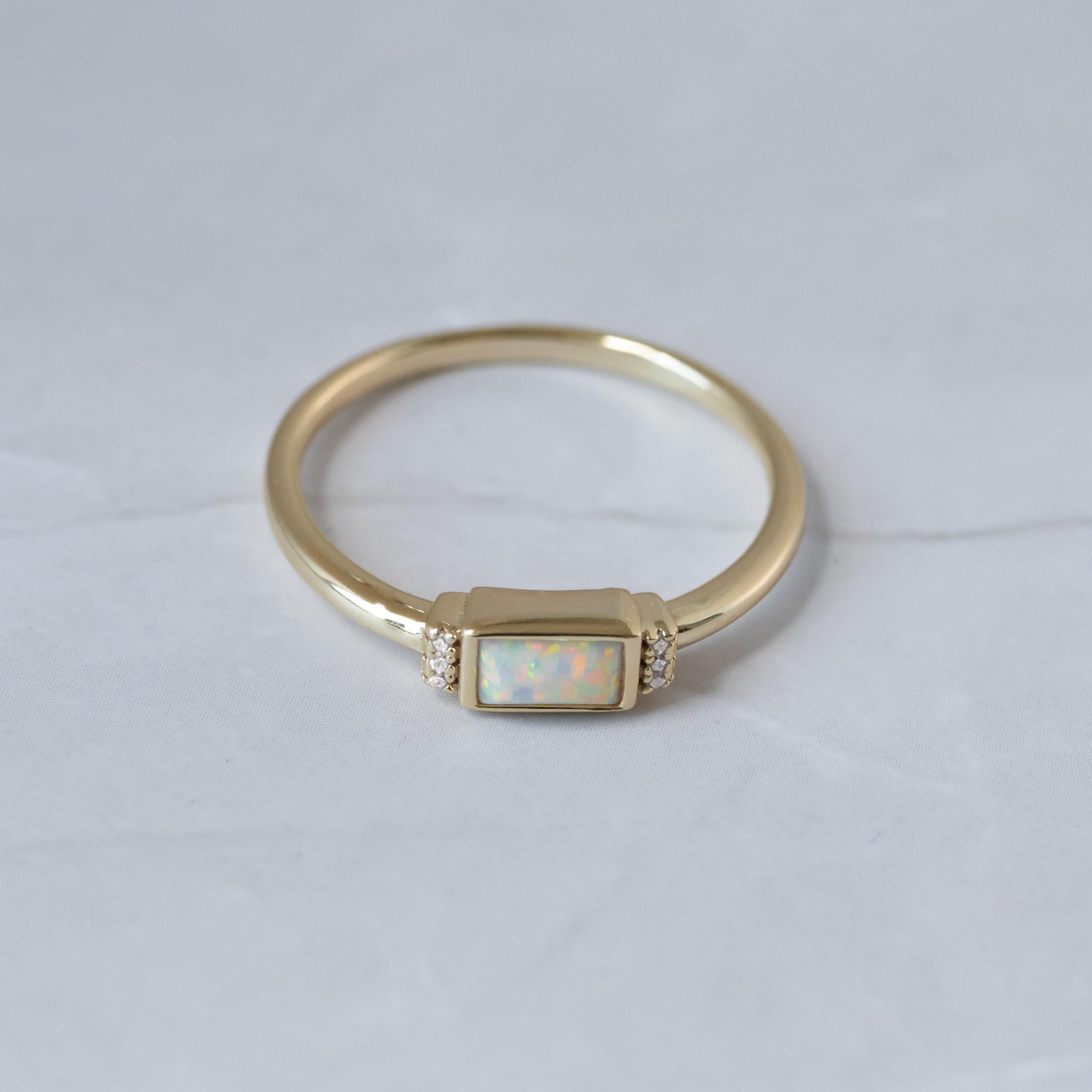 2026 Begin Again Opal Baguette Ring