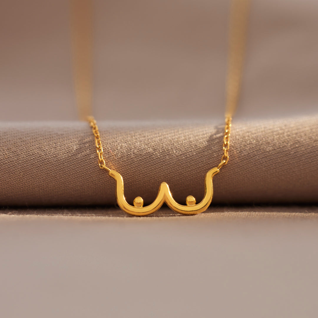 Tits Out Sis Boobie Necklace