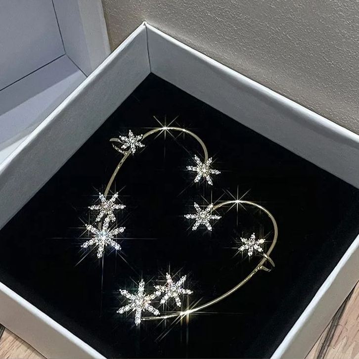 🎄CHRISTMAS HOT SALE✨Sparkling Snowflake Zircon Earrings