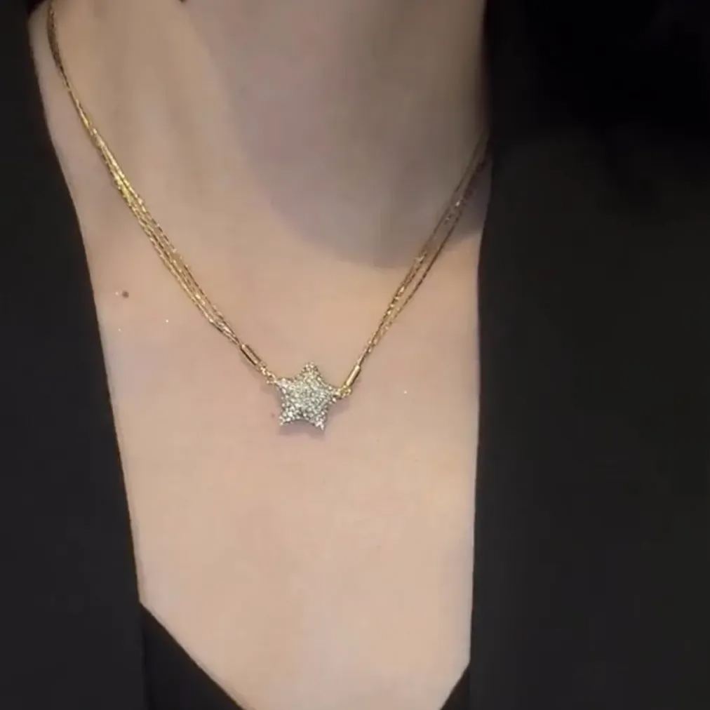 🎄Christmas Hot Sale✨Magnetic Star Patchwork Necklace
