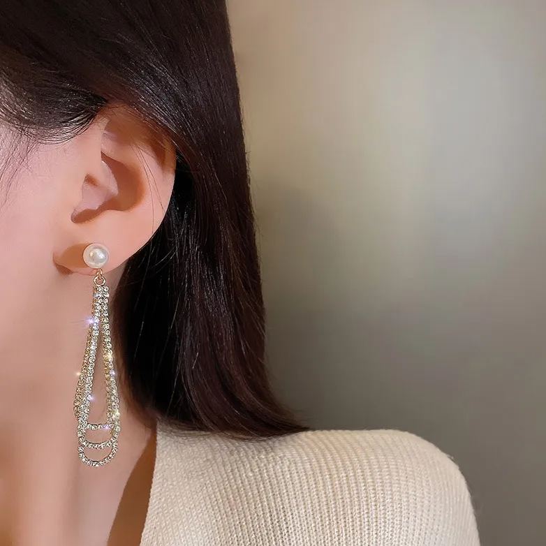 🔥 Black Friday Limited Time Discount✨Preal Drop Chain Earrings