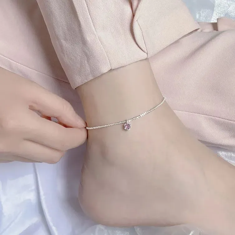 🎉New Year Hot Sale✨S925 Silver Heart-shaped Tassel Chain