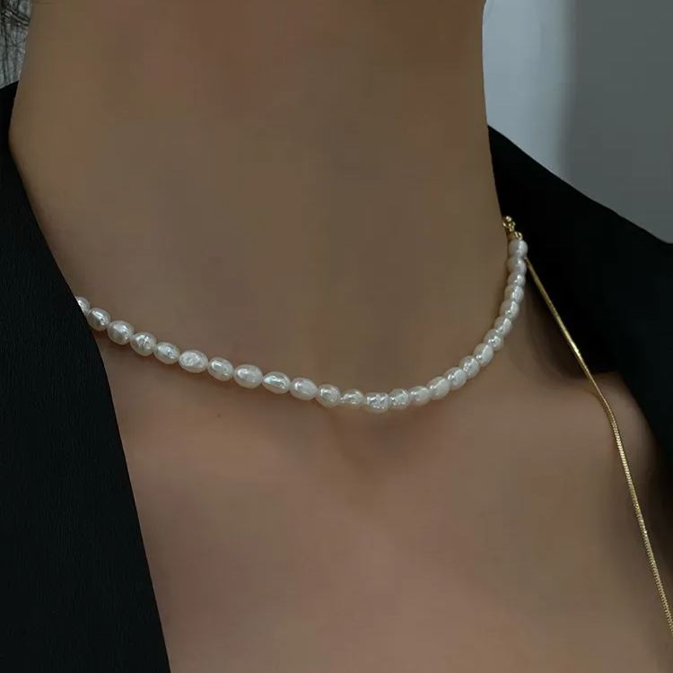 🎉New Year Hot Sale✨Adjustable Baroque Pearl Necklace