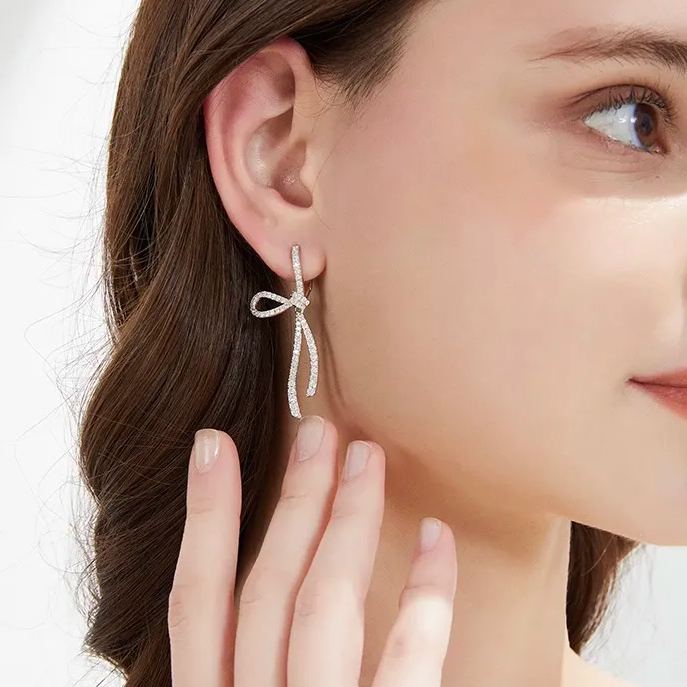 💐MOTHER'S DAY PRE-SALE💝FRENCH RIBBON BOW EARRINGS | PERFECT GIFT🎁