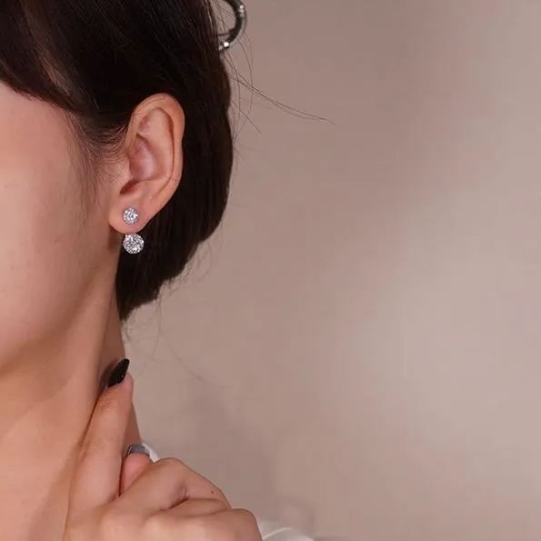 🎉New Year Hot Sale✨French Style Minimalist Zircon Earrings