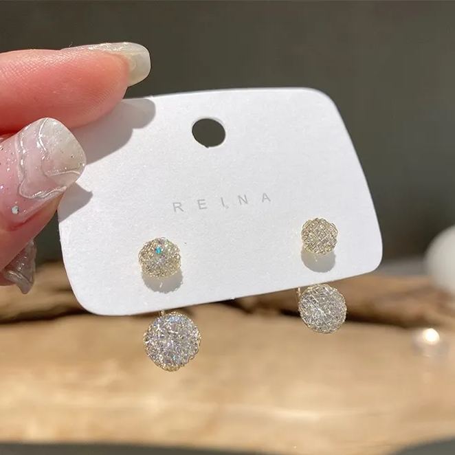 🎉New Year Hot Sale✨French Style Minimalist Zircon Earrings