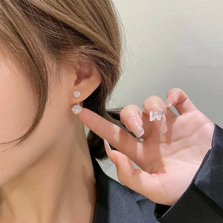 🎉New Year Hot Sale✨French Style Minimalist Zircon Earrings