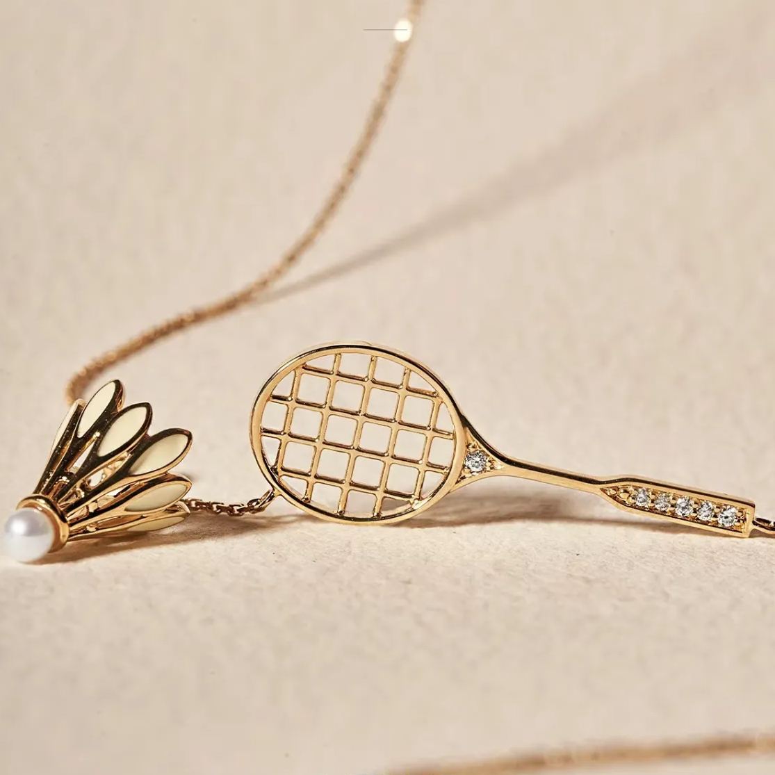 🌸2024 Spring Hot Sale✨Badminton & Racquet Fashion Necklace