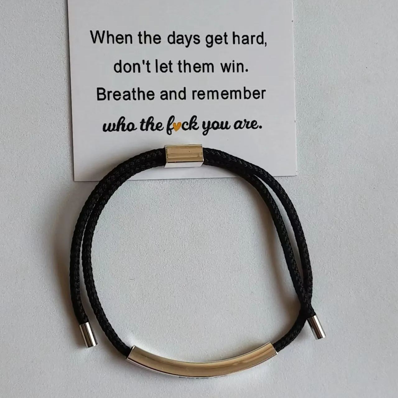 🌸MOTHER'S DAY HOT SALE💝DON'T LET THE HARD DAYS WIN BRACELET