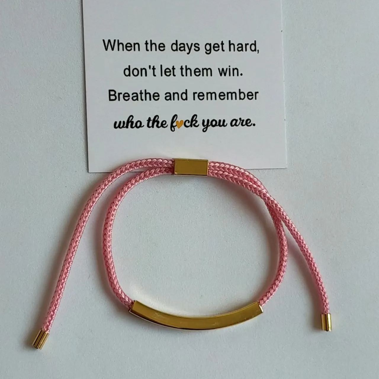 🌸MOTHER'S DAY HOT SALE💝DON'T LET THE HARD DAYS WIN BRACELET
