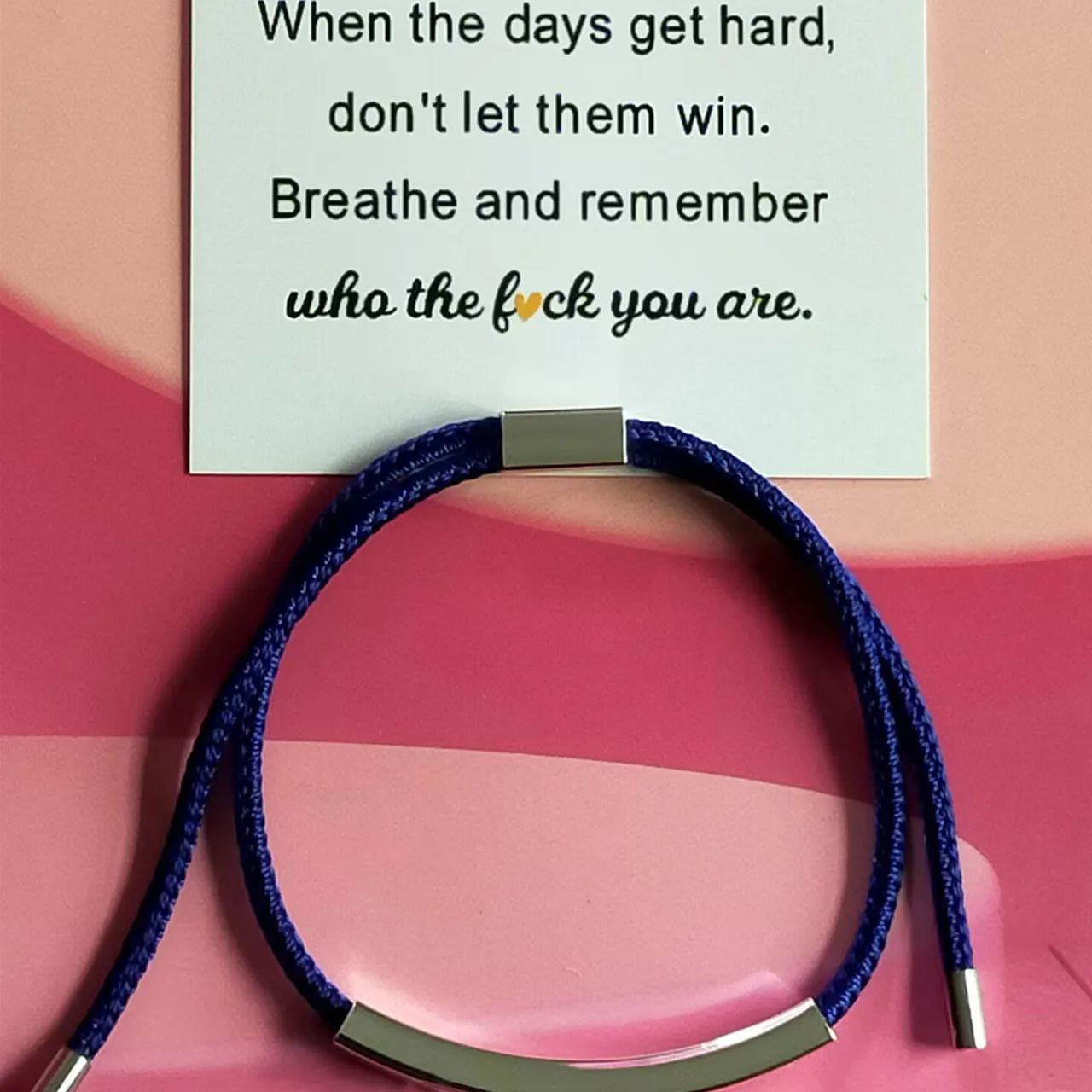 🌸MOTHER'S DAY HOT SALE💝DON'T LET THE HARD DAYS WIN BRACELET