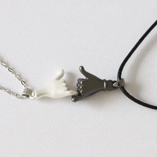 FOR FRIEND -YOU ARE MY FAVORITE BITCHES HOLDING HANDS NECKLACE