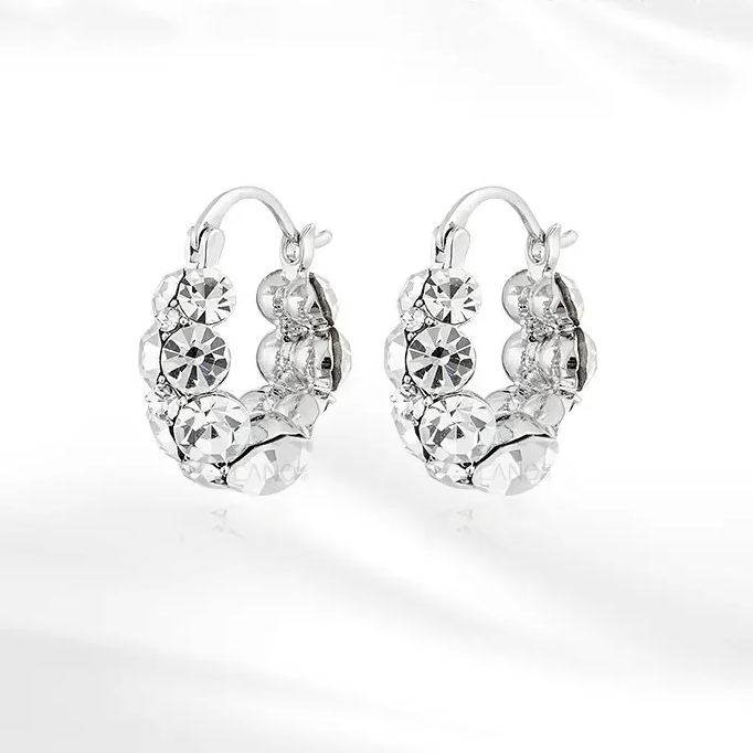 🌊Summer Hot Sale✨Italy Style Zircon Sparkling Earrings