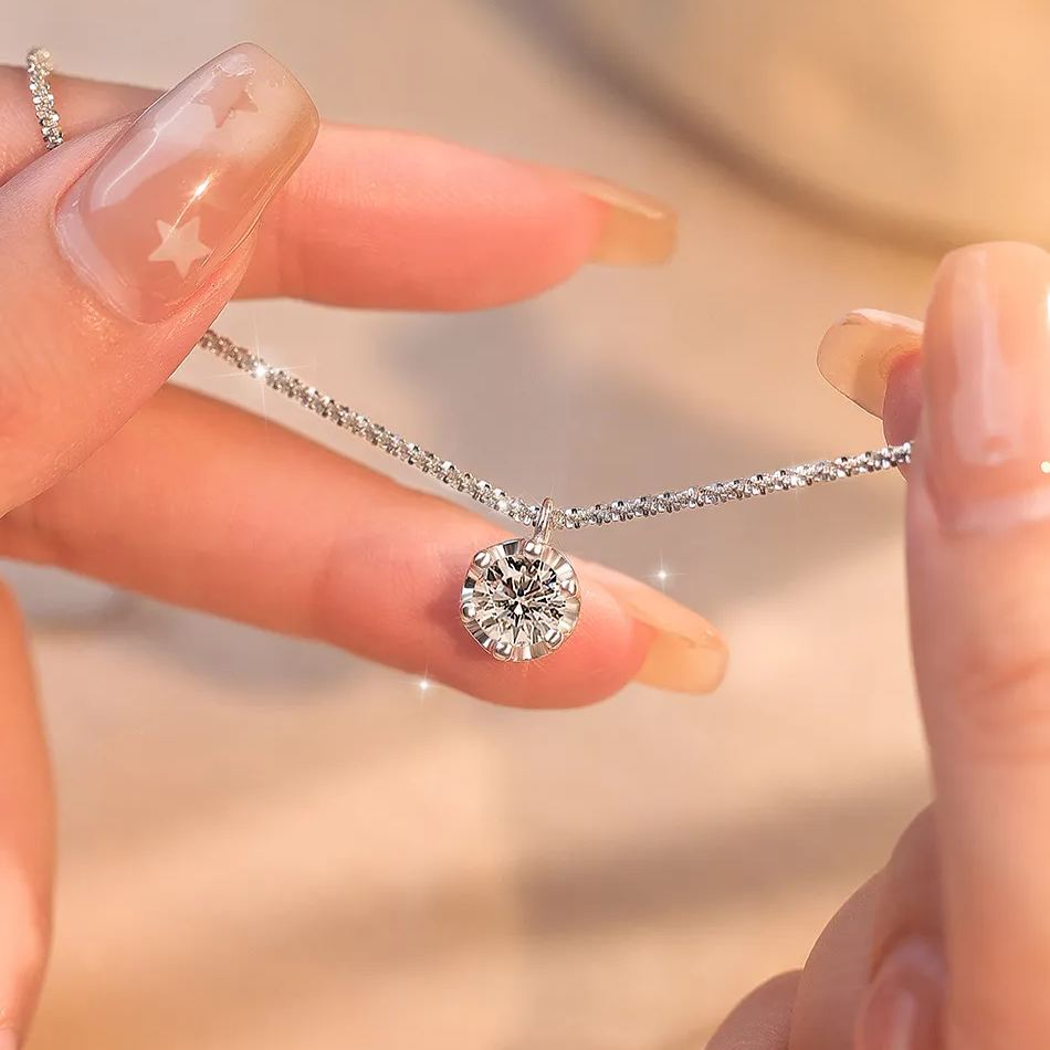 🎄Christmas Hot Sale🎁Galaxy Glitter Zircon Necklace